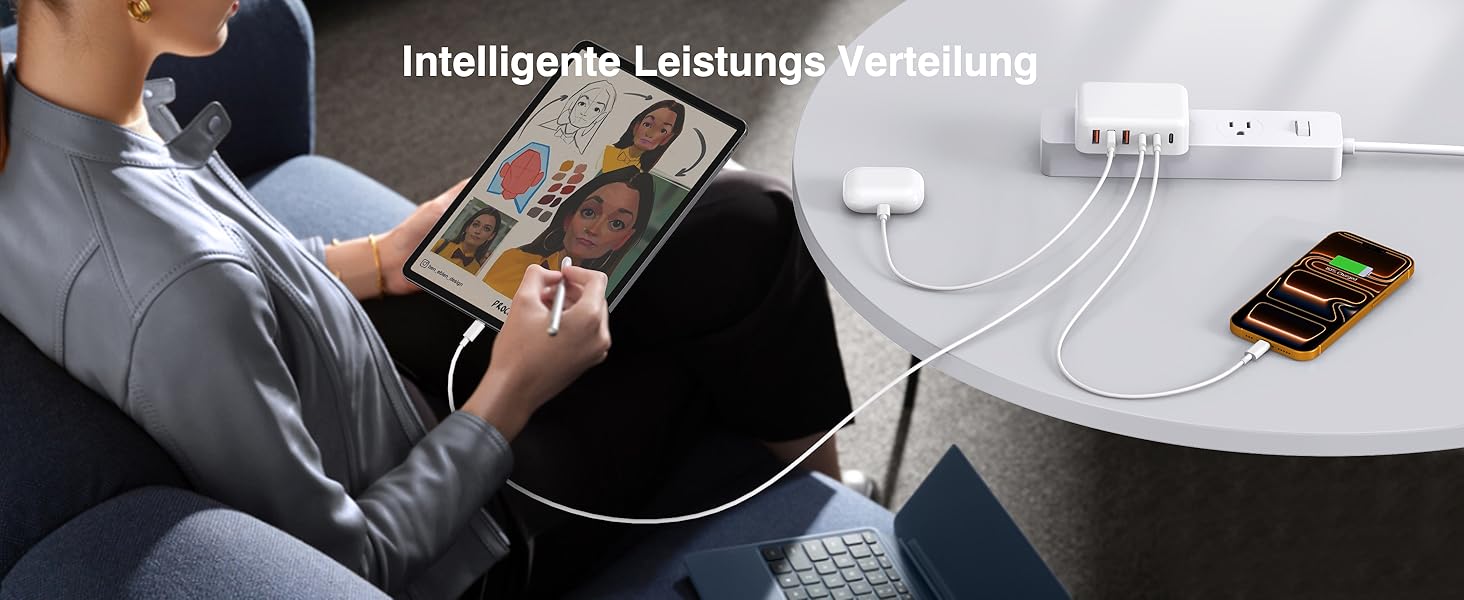 Phone charging block