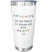 SOL VIBES Friendship Gifts for Women Friends, 20 oz Stainless Steel Tumbler, Birthday, Christmas,...