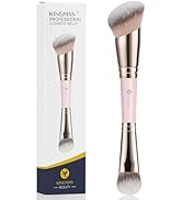 KINGMAS Foundation Makeup Brush, Double-ended Angled Top Contour Brush for Blending Liquid Powder...