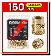 M3X6X5-150_Metric_Threaded_InsertBrass_Heat_Set_Insert_for_Plastic_Parts