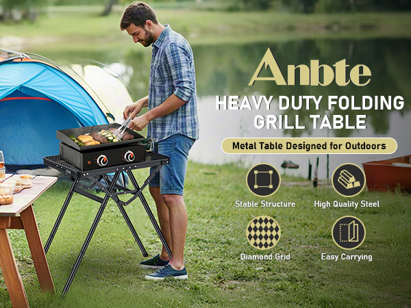 metal folding table