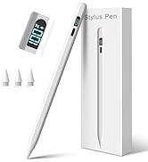 iPad Pencil 2025-2018, LED Display Fast Charge Stylus Pen with Palm Rejection &amp; Tilt Sensitivity,...