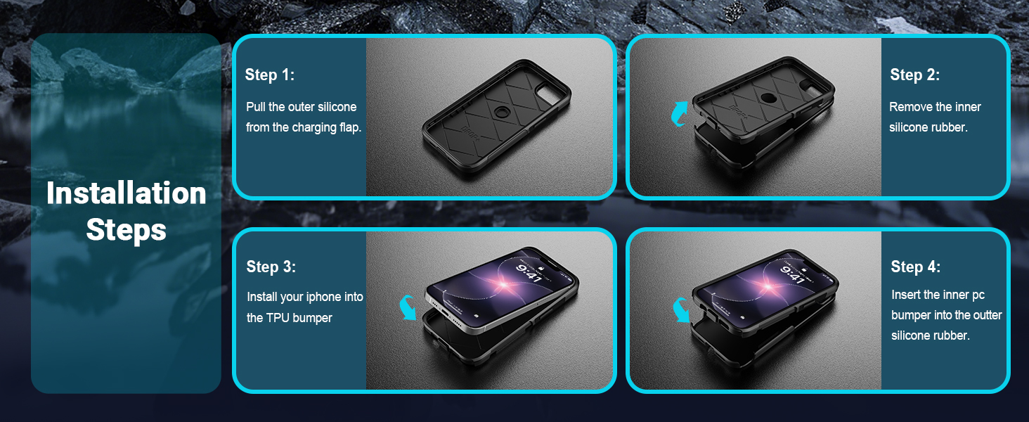 iPhone 17/16E case full-body protection