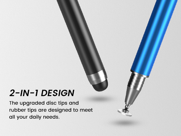 stylus Black, blue and purple