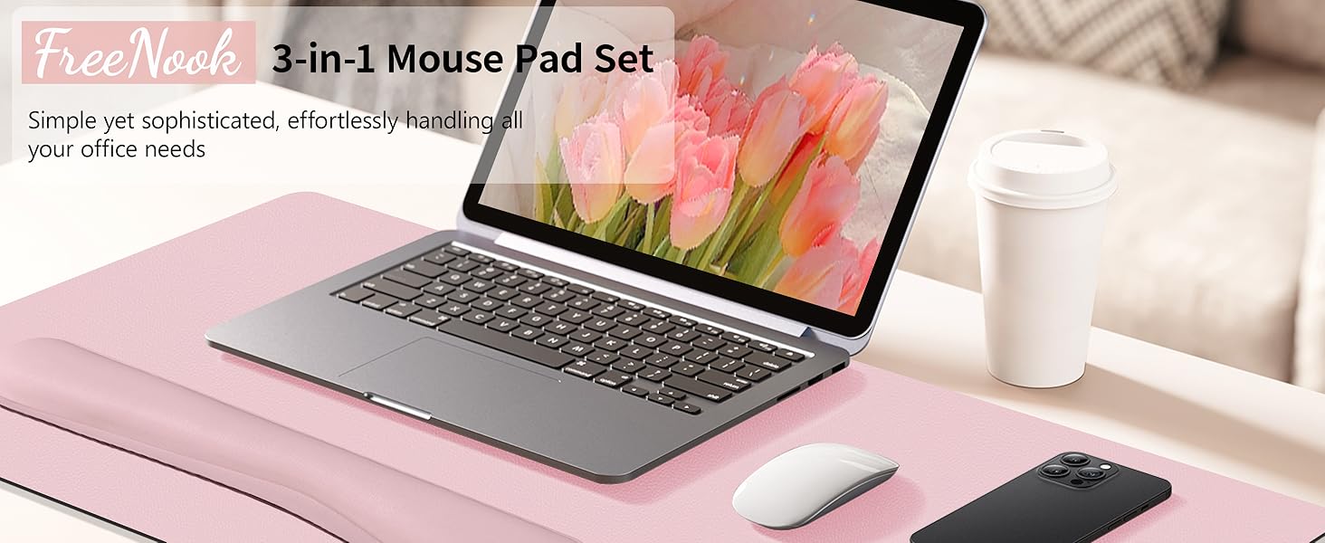 mouse pad with wrist rest