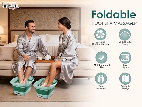 foldable foot spa massager