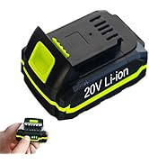 Leisch Life 20V MAX 4.0 Ah Lithium Ion Battery-Pack,Rechargeable Replacement Battery,for All 20V ...