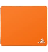 SOLAKAKA EP9 FPS Gaming Mouse Pad- 4MM Thick17.7 x15.7 (400x400mm), Orange Mouse Pad, Micro-Woven...