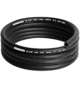 EVIL ENERGY 3/8" Fuel Hose Line Push Lock NBR Rubber SAE 30R7 10FT 300PSI