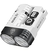 BORUIT U6 Small Flashlights Powerful 1600 Lumen, Mini EDC Flashlight USB C Rechargeable Led Pocke...