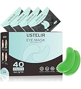 USTELIR Under Eye Patches, 40 Pairs Eye Mask for Dark Circles, Puffy Eyes, Undereye Bags,Wrinkles...