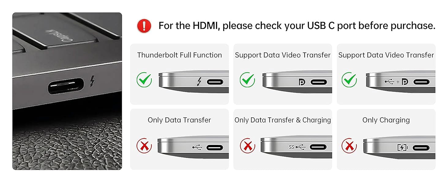 BENFEI Laptop Stand with USB C 7in1 Docking Station