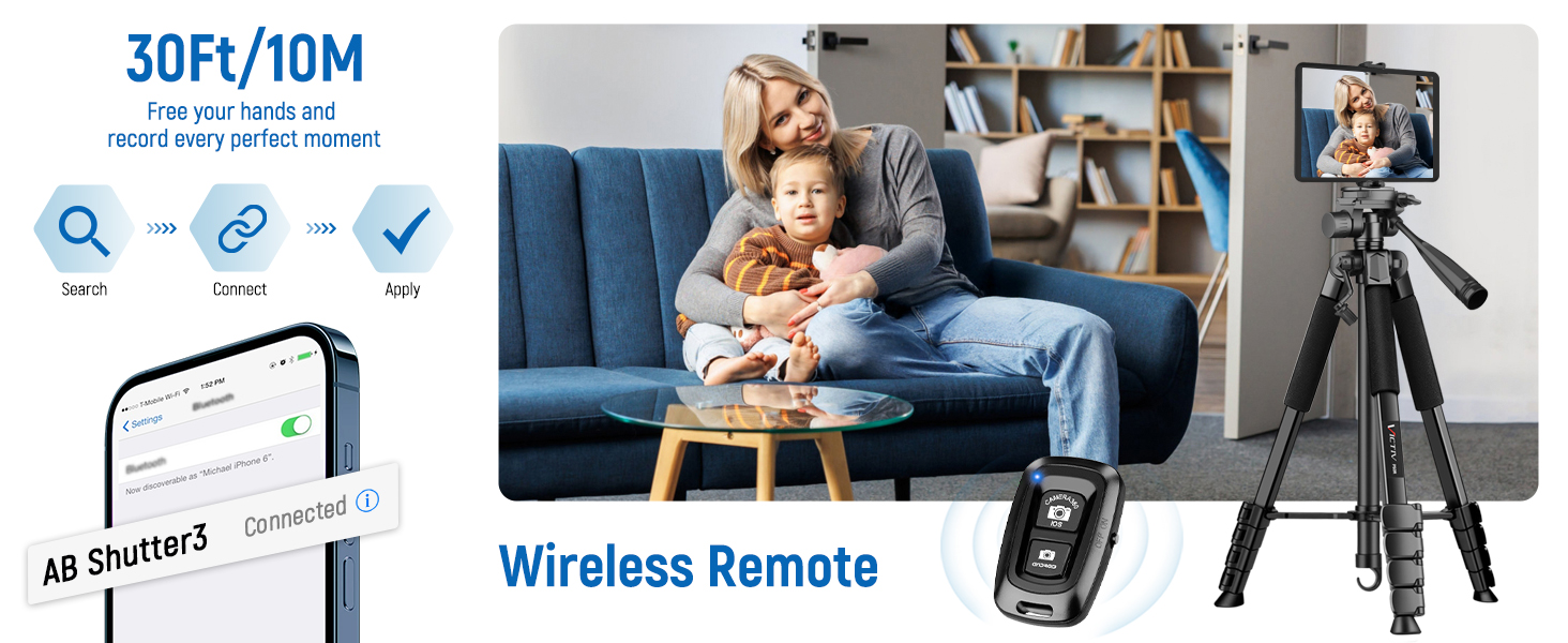 phone tripod with remote