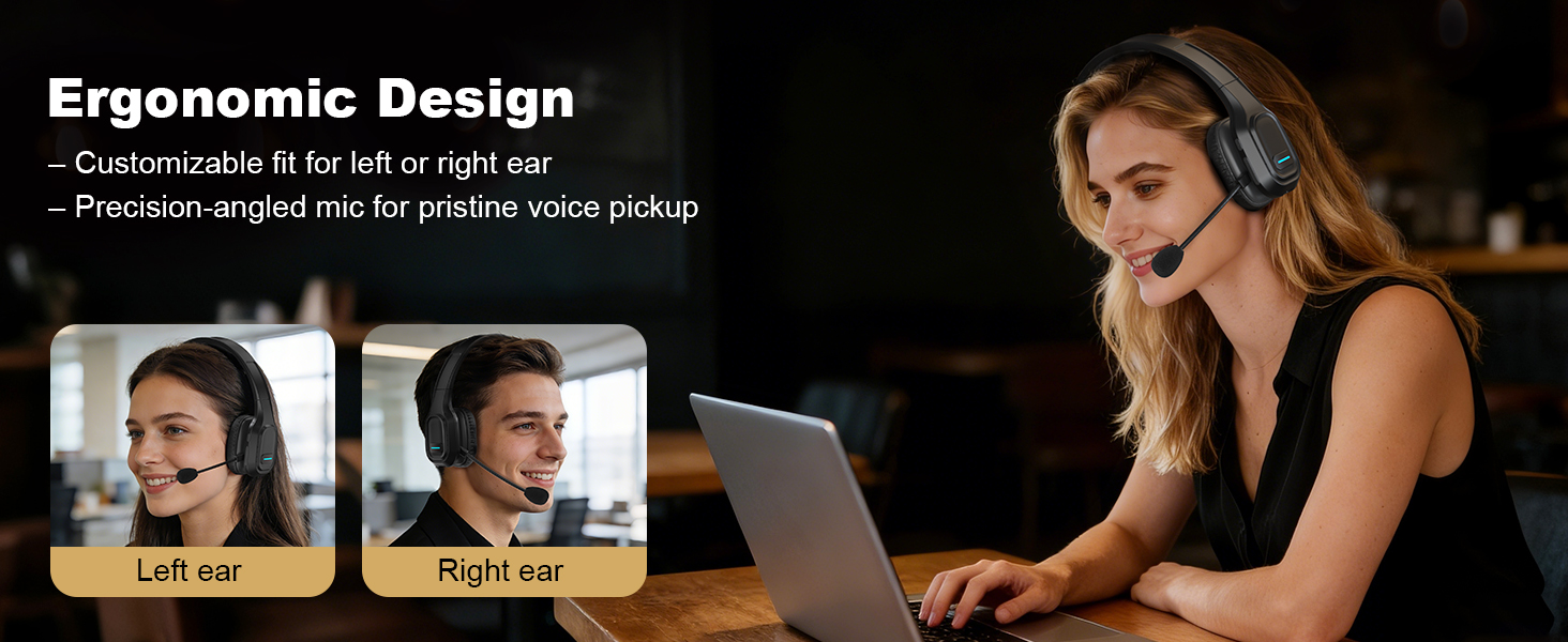 Single Ear Wireless Headphone b