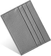 URAQT Credit Card Holder Wallet, RFID Blocking Leather Ultra Slim Wallet, Thin Minimalist Credit ...
