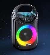 Karaoke Machine for Kids and Adults with 1 Wireless Karaoke Microphone and 1 Wired Mic, PA Portab...