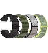 WNIPH 4 Pack 22mm Nylon Watch Bands compatible with Samsung Galaxy Watch 3 45mm/Galaxy Watch 46mm...