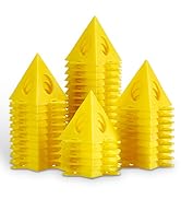 KATA 20PCS Pyramid Stands, Mini Cone Paint Stands for Canvas and Door Risers Support, Painting Py...