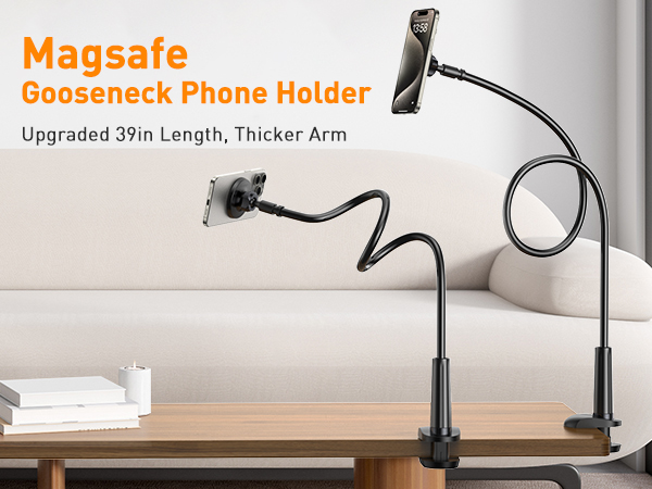 Magnetic Gooseneck Phone Holder