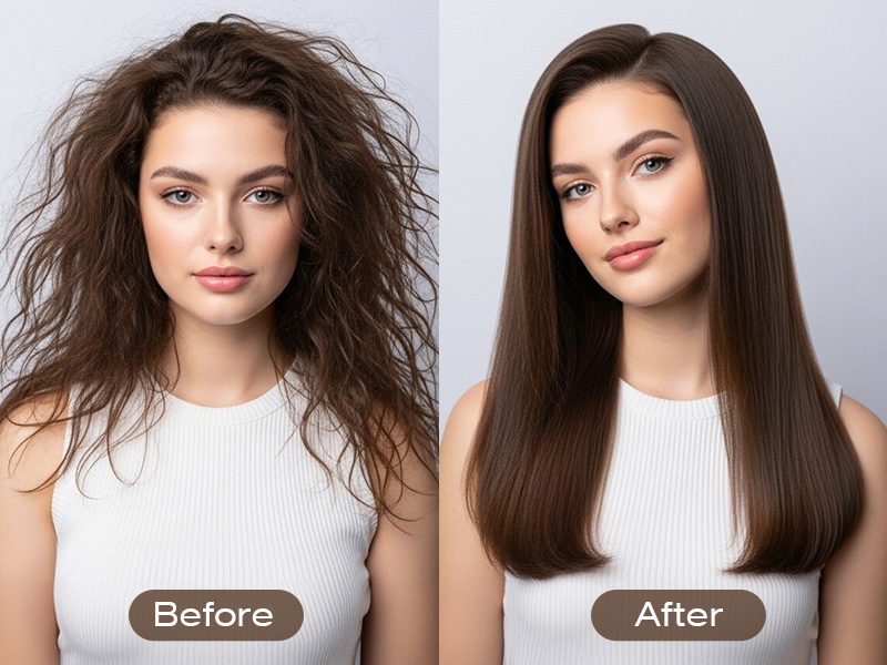 Steam Hair Straightener