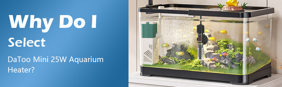 Mini Aquarium Heater 25W