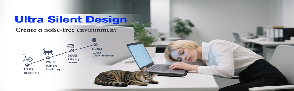 Ultra Silent Design Laptop Cooler