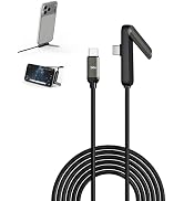 [2026 Upgrade] USB C to USB C Cable, 5ft 240W Fast Charging Cable with Invisible Phone Holder Fun...