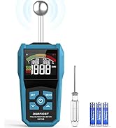 Wood Moisture Meter, DURFICST Pinless Moisture Meter with Colour LCD Display and Audible Alarm, M...