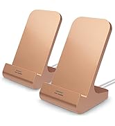 Oinmely 2-Pack Wireless Charger Wireless Phone Charger Stand Qi-Certified 10W Max Compatible with...