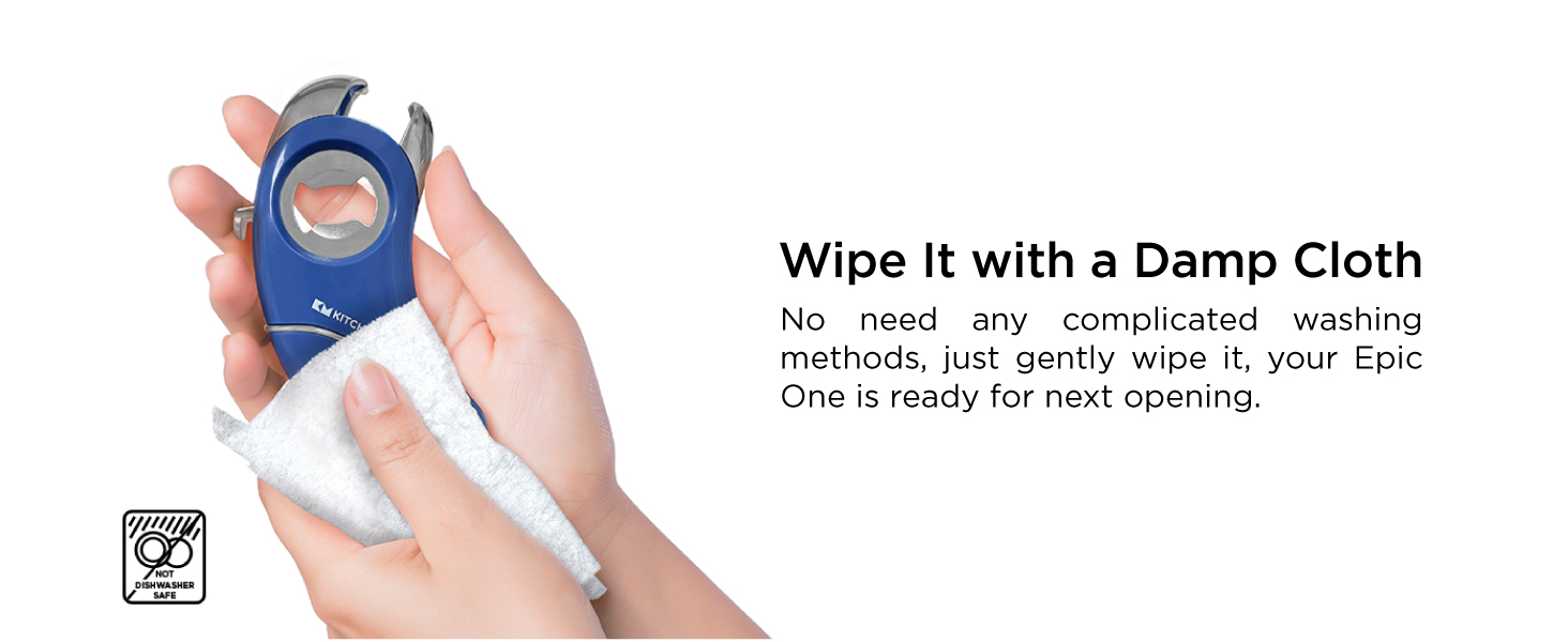Wipe it with a damp cloth