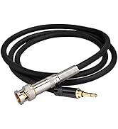 Eightwood 75ohm BNC Plug Male to 3.5MM Mono Male Coaxial Power Audio Cable 3 feet