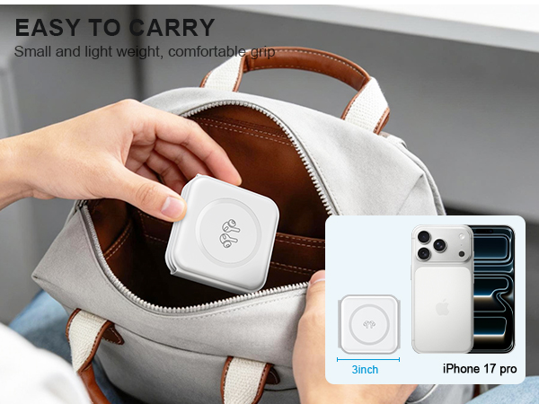 Folds up to 3inch in size and ready to take with you