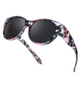 TJUTR Oversized Fit Over Sunglasses for Women Trendy Polarized Sun Glasses Over Prescription Glas...