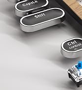 Retro Typewriter Keyboard Wireless Mechanical Keyboard, 83-Key Blue Switches Bluetooth 5.0 Vintag...