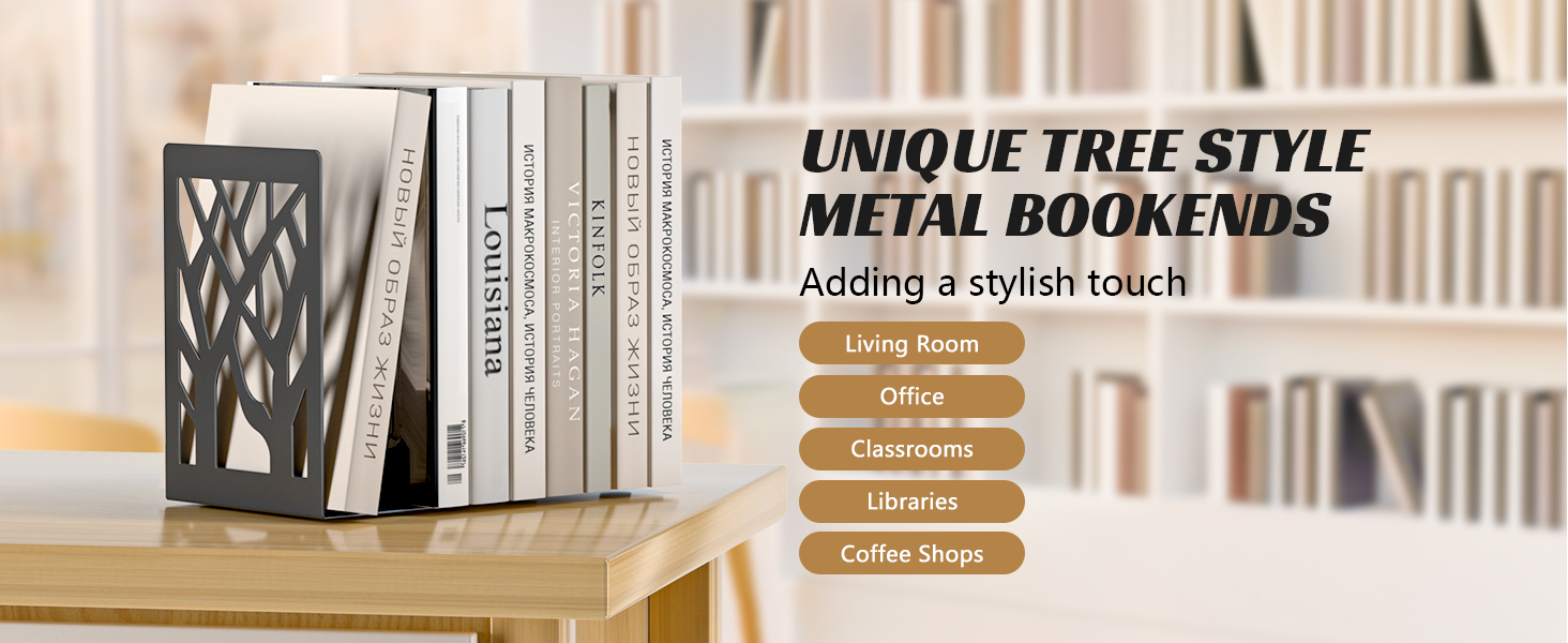 bookends for shelves