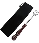 Back Scratcher with Wooden Handle - Portable Telescoping Backscratchers for Men Women with Carryi...
