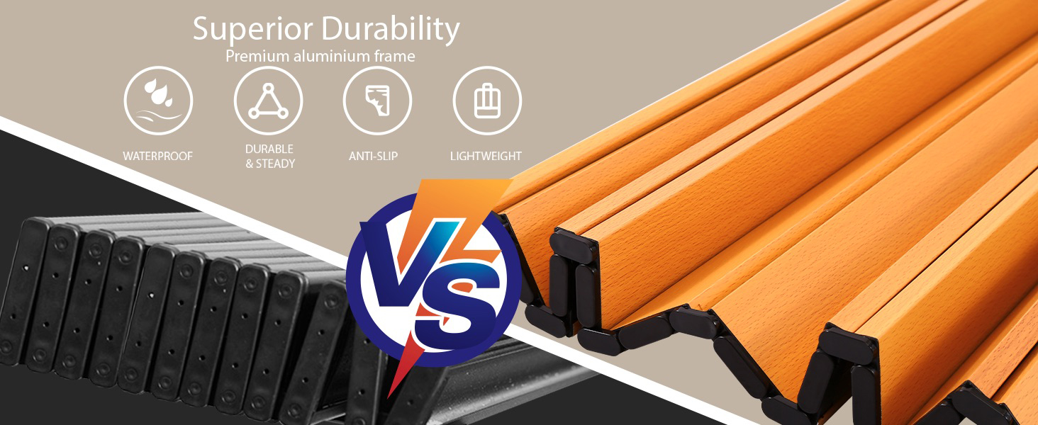 Roll-up camping table