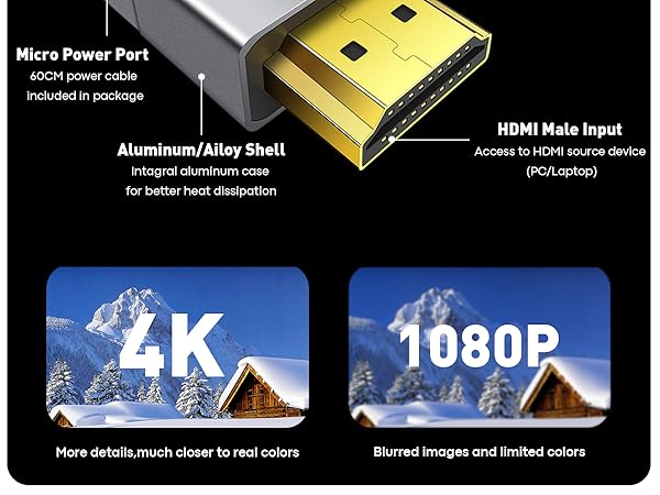hdmi to displayport converter