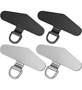 TENOC Metal Phone Tether Tab, Metal Phone Patch, Universal Cellphone Lanyard Pad for Full Phone C...
