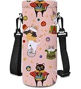AUPET Water Bottle Sling Bag Carrier Crossbody Sleeve,Insulated Neoprene Bottle Case Holder Pouch...