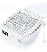 Makartt PocketSized Nail Dust Collector – Powerful Dust Collector Nail Tech Quite Suction Machine...