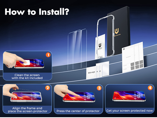 UNBREAKcable 2-Pack Screen Protector for iPhone 15