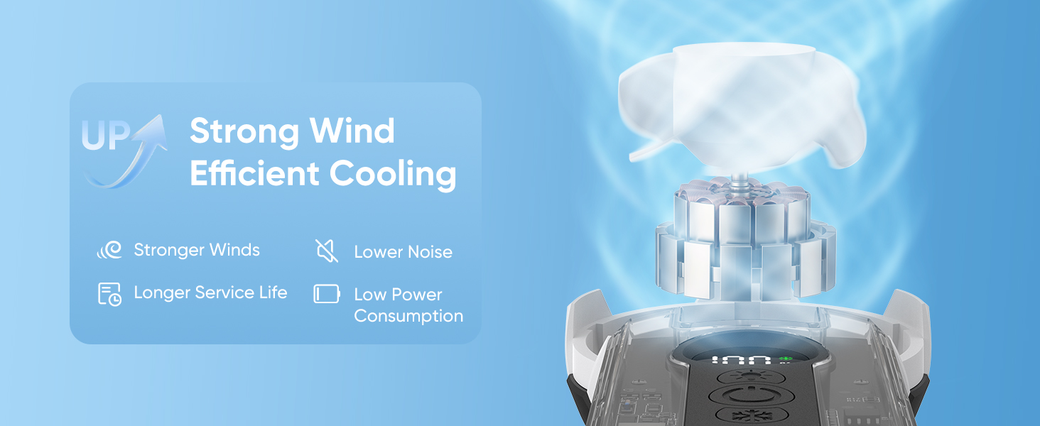 portable handheld fan
