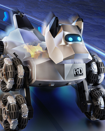 realistic robot puppy that acts like a real puppy pyxel robot dog ai dog robot realistic dog robot