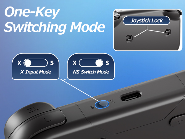 for on-the-go gaming with Switch, PC, iPhone, or Android devices