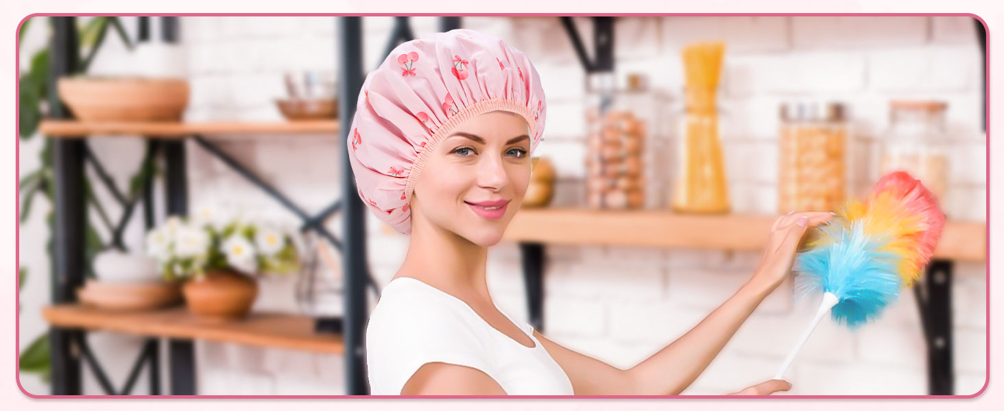 Double-Sided Shower Cap4
