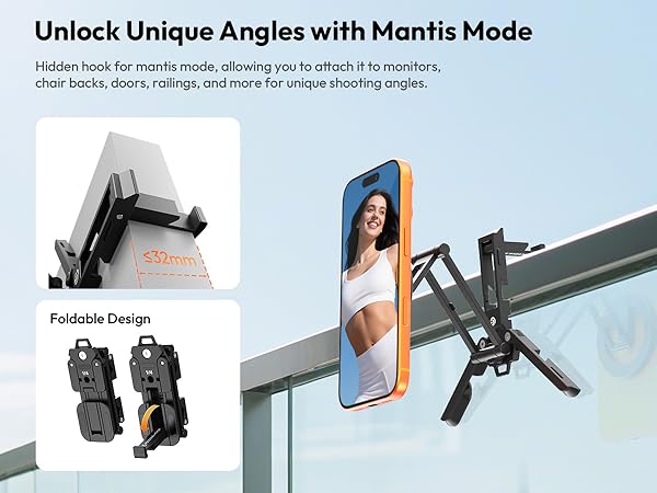 magnetic phone tripod