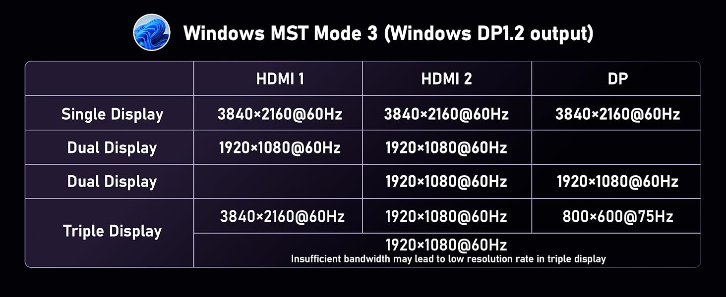 Text reads 'Windows MSI Node 3 (Windows SP12 acrylic)' followed by technical interface showing Single Display and Triple Display options with timing specifications.