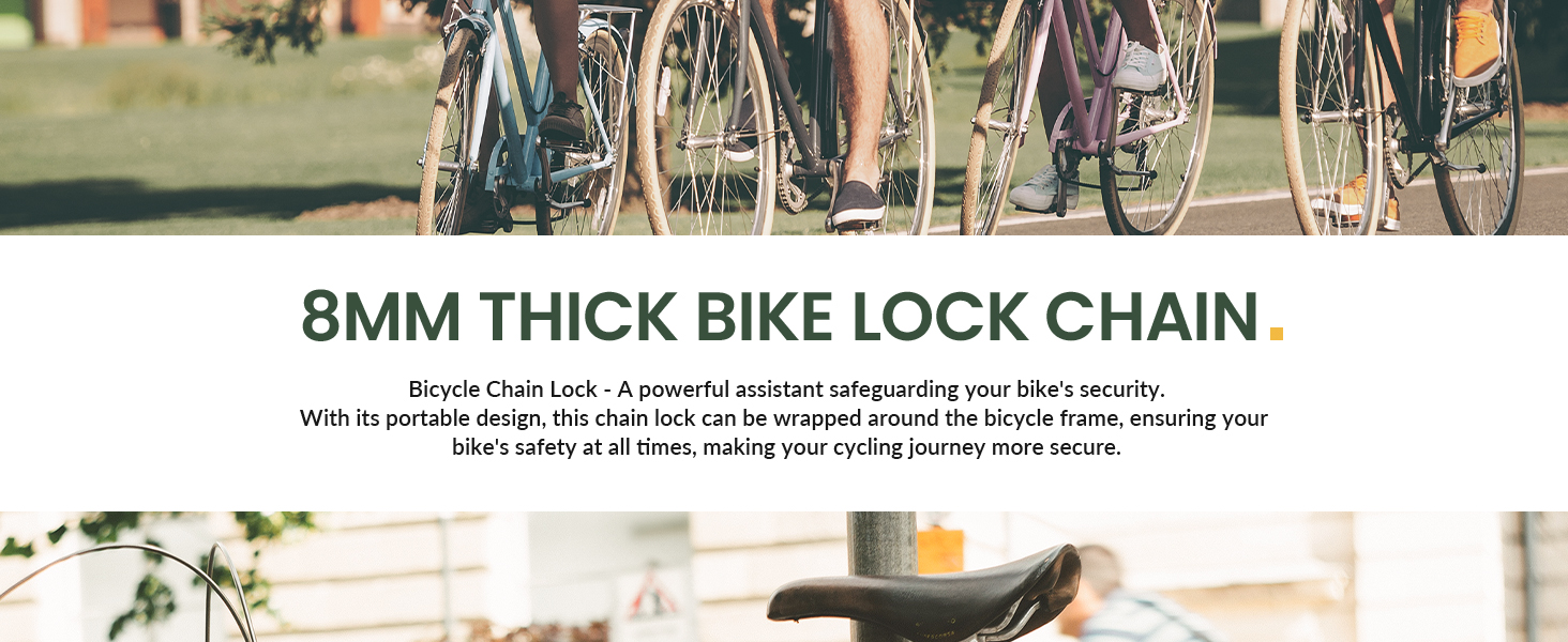 bike lock chain 8mm
