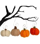 Matthew + Mae Felt Fall Pumpkin Ornaments - 1.5” - Pick Your Colors | Handmade 100% Wool- 1.5” - ...